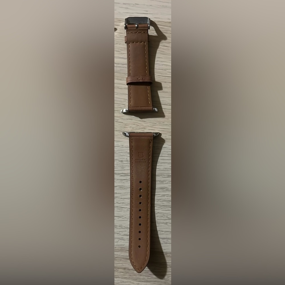 Faux Leather Apple Watch band
